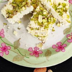 A picture of Pistachio Kalakand.