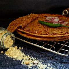 A picture of Sattu Ka Paratha.