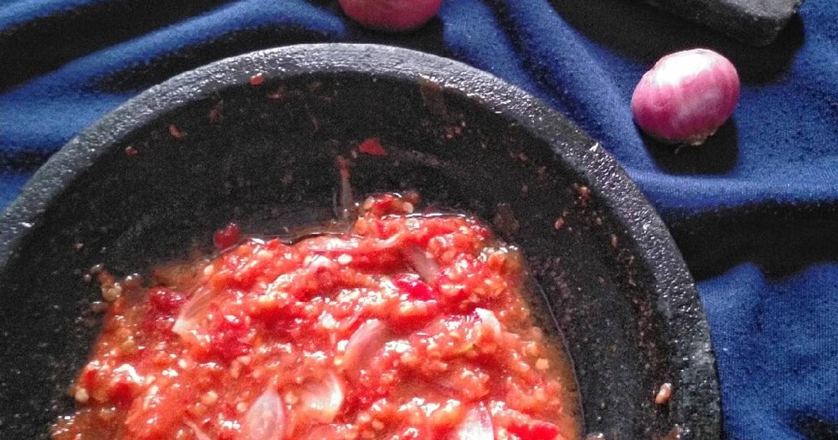 Resep 121 Sambal Tomat Mentah Oleh Ilma Mahdiya Cookpad