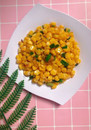 Hình của món Bắp xào bơ.