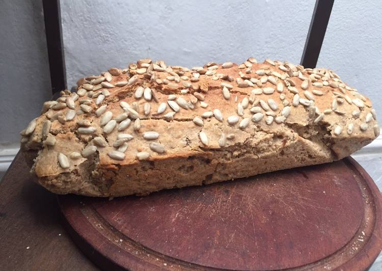 receta pan de harina de avena integral