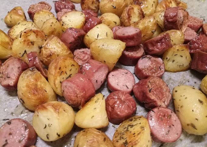 Quick weekday bung-it-in-the-oven dinner