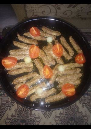 صورة لوصفة كباب مشوي بالفرن