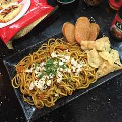 A picture of Mie Iblis ala Mie Gacoan/Mie Kober.