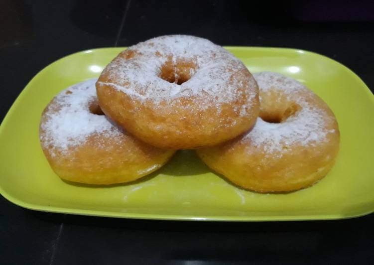 Resep Donat labu kuning Anti Gagal