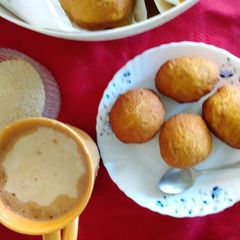A picture of Coconut mandazis.