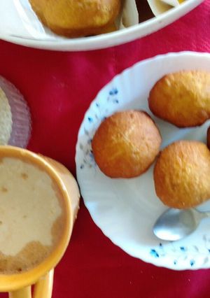 A picture of Coconut mandazis.