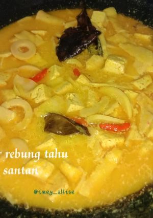 Foto resep Sayur Rebung Tahu Santan