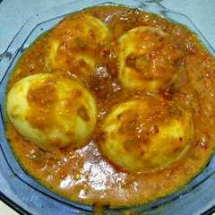 A picture of Balado Santan Telur.