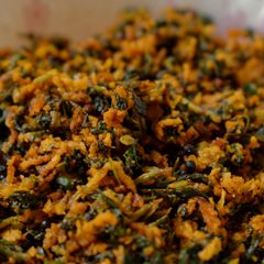 A picture of Methi Bhaji / Fenugreek Leaves Sabji.
