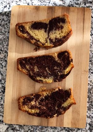 A picture of Chocolate Marble Cake.