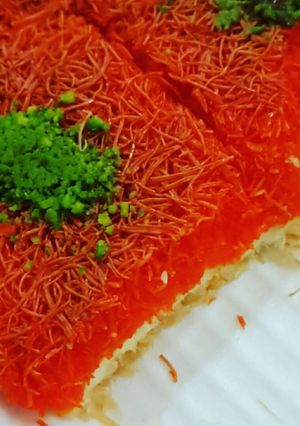 صورة لوصفة كنافه بقشطة😋😋
