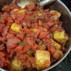 A picture of Gajar Aloo ki Sabji.