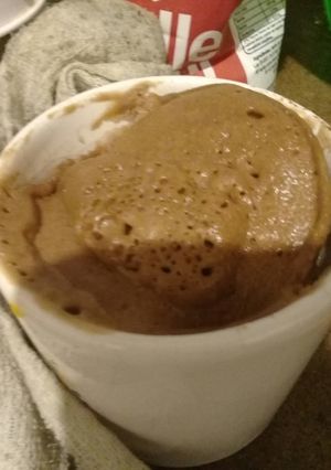 Una foto de Torta de chocolate en taza!!!