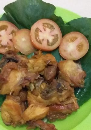 Foto resep Ayam goreng bumbu kuning simpel