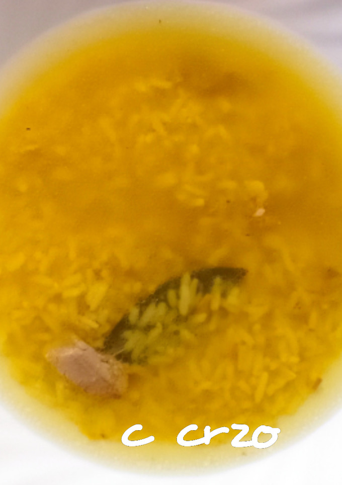 Una foto de Sopa de arroz con bonito