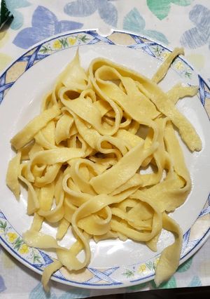 Una foto de Pasta casera al huevo