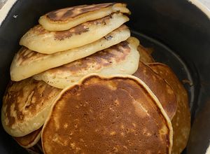 Una foto de Pancakes de avena