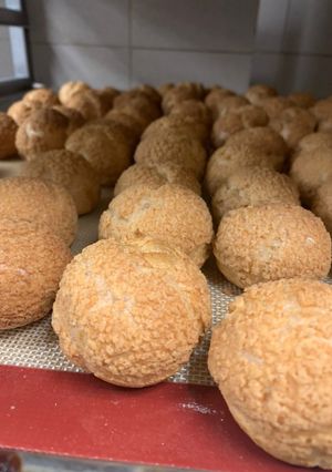 Una foto de Profiteroles