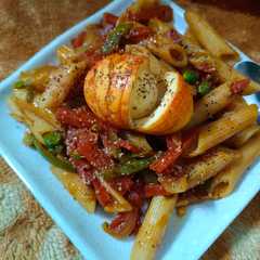 एग पास्ता (pasta recipe in hindi)-レシピのメイン写真