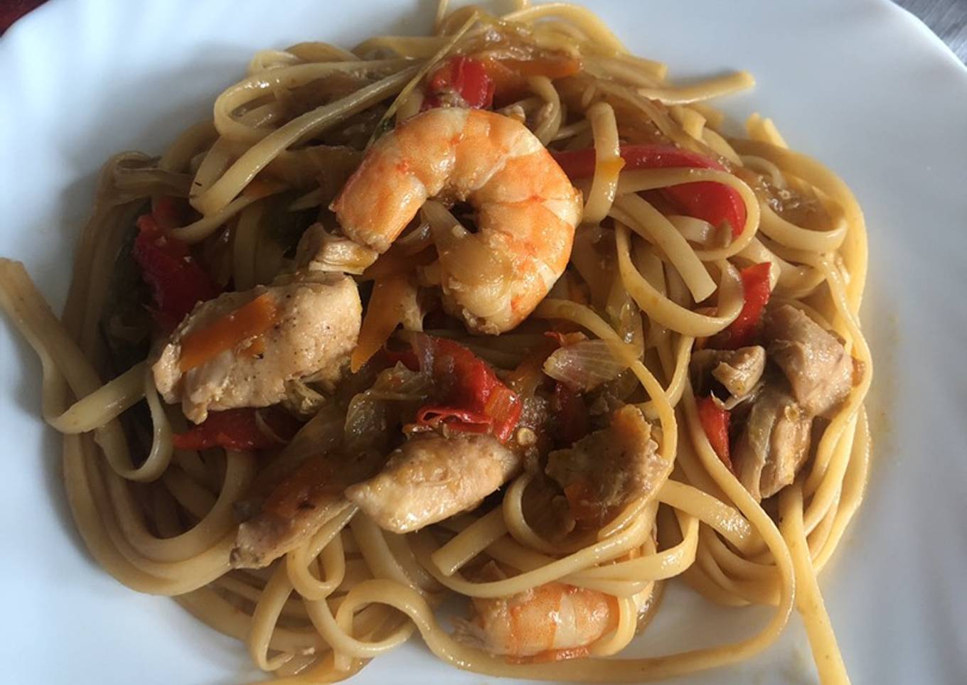 Tallarines chinos (Mambo/Thermomix)