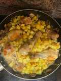 Pollo con champiñones🥘