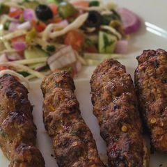 Air fryer seekh kababs A picture of Air fryer seekh kababs.
