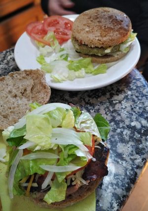 Una foto de Hamburguesa de brócoli y ternera