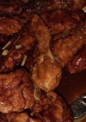 Foto resep Ayam krispi bumbu saos tiram