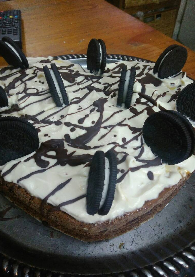 Una foto de Torta brownie recargada