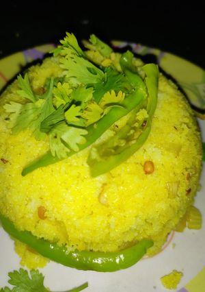 A picture of Idly upma.