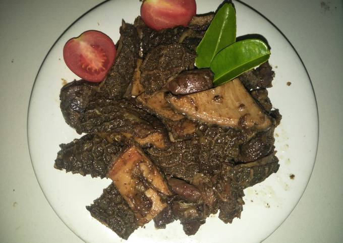 resep babat goreng asam manis