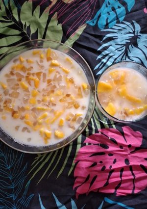 Foto resep Es Puding buah Mangga