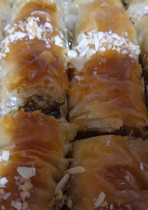 صورة لوصفة بقلاوة تركية