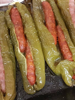 Una foto de Pimientos rellenos 😋