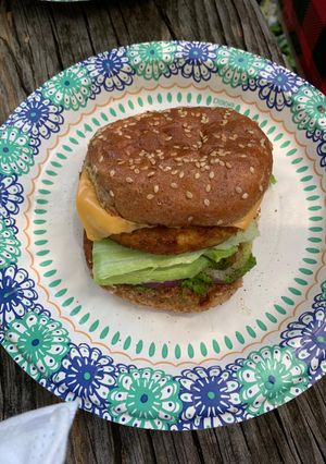 વેજ આલુ ટીક્કી બર્ગર (Veg Aloo Tikki Burger Recipe In Gujarati) રેસીપી મુખ્ય ફોટો