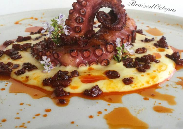 BRAISED OCTOPUS (pulpo a la gallega revisitado)