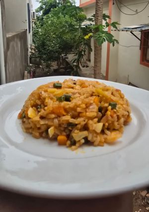 A picture of Peri Peri Masala Rice 🍚.
