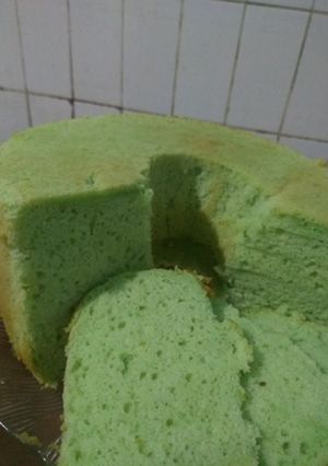 Foto resep Chiffon Pandan Full Putih Telur