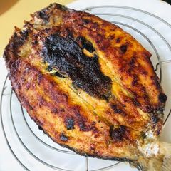 A picture of Shallow Fried Turmeric Milkfish in EVOO | Boneless Bangus Fish.
