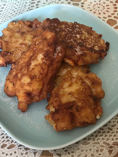 Una foto de Tortitas de arroz con plátano