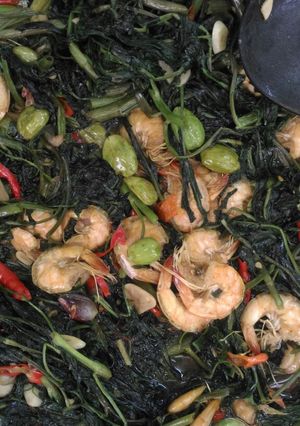 Foto resep Ca kangkung udang pete simple