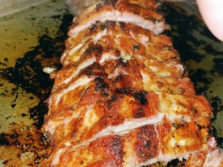 Entrecosto (Costela) de Porco no forno