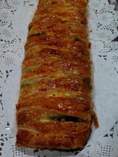 Una foto de Pastel grelos