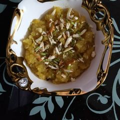 A picture of Moong Dal Halwa.