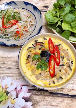 Hình của món Mắm Cá Thu Chưng Trứng Bách Thảo.