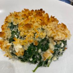Spinach and feta bake A picture of Spinach and feta bake.