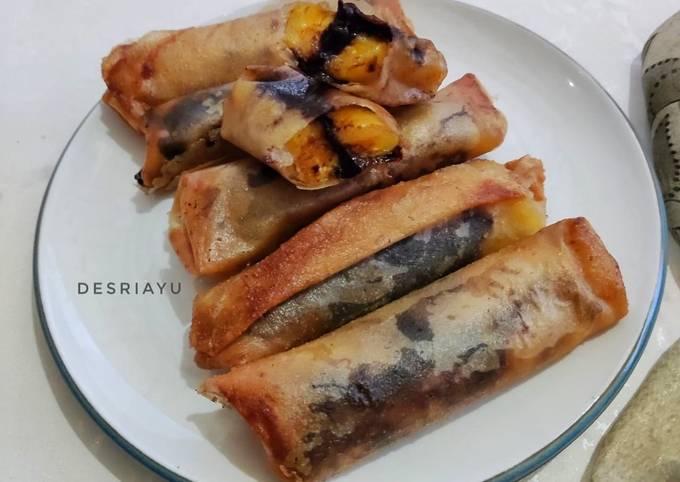 Resep Lumpia Pisang Goreng oleh Desriayu - Cookpad