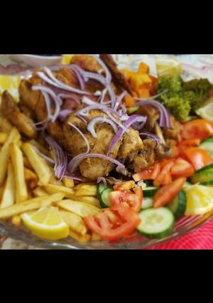 A picture of Chicken Tikka baked.