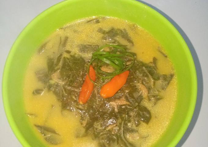 Resep Sayur Daun Singkong Kuah Santan Udang Rebon yang Sempurna